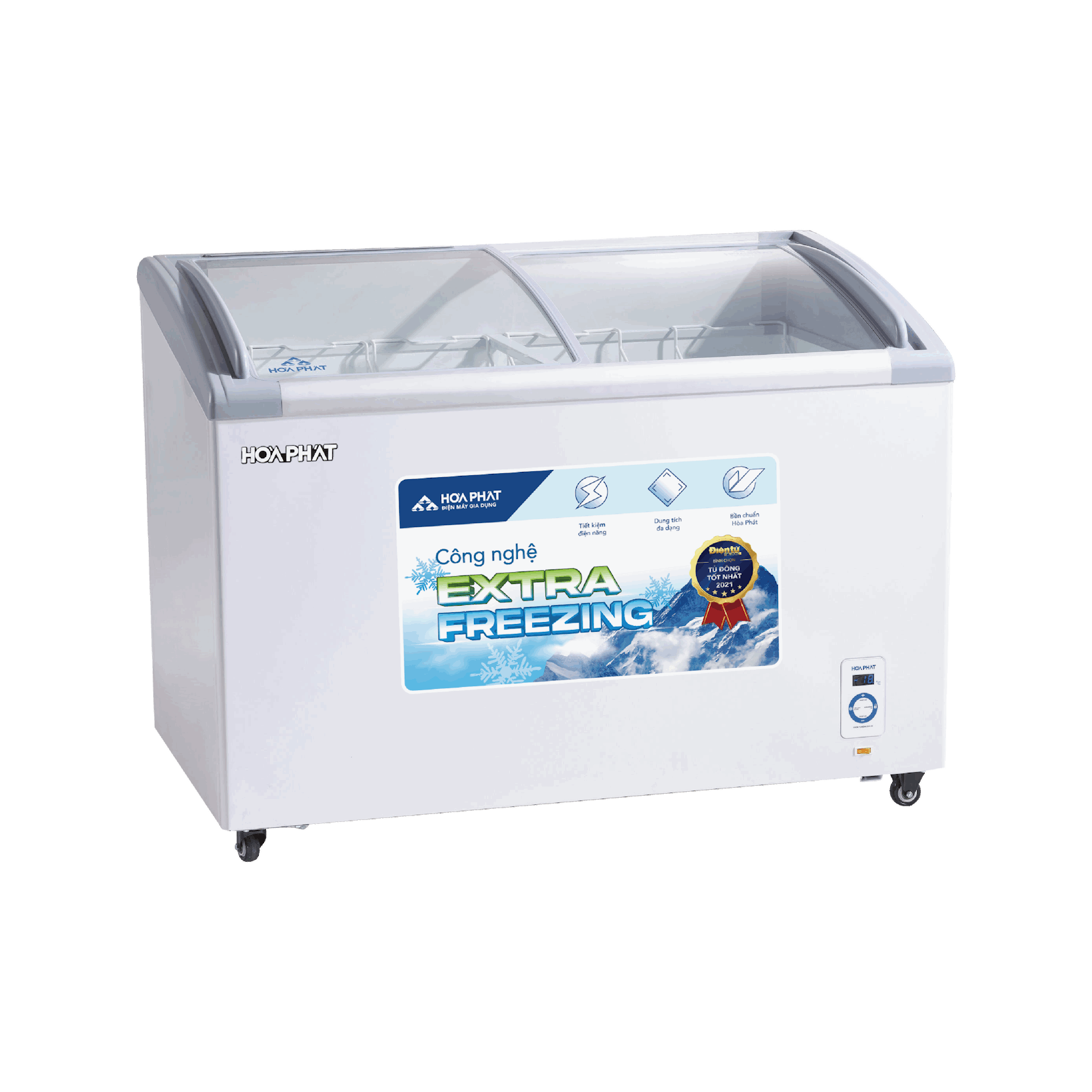 Tủ bảo quản kính cong Hòa Phát 1 ngăn 280L HPF- AD6280.C1